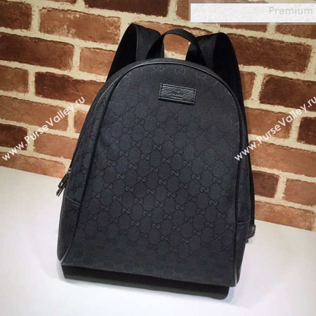 Gucci GG Canvas Backpack 449906 Black 2019 (DLH-9110520)