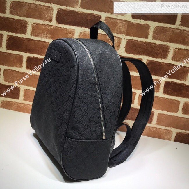 Gucci GG Canvas Backpack 449906 Black 2019 (DLH-9110520)