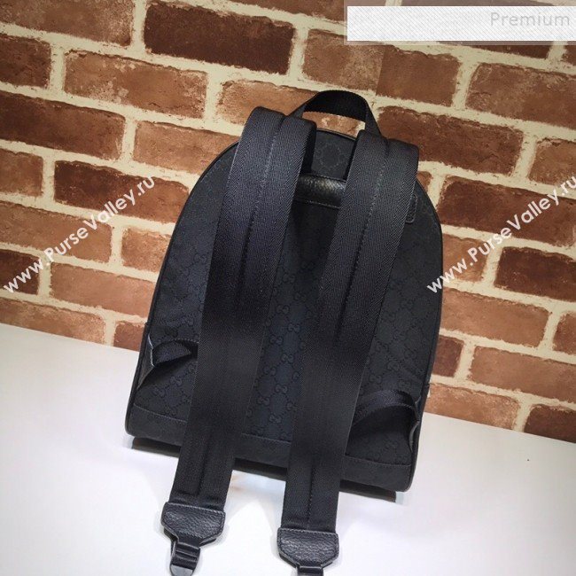 Gucci GG Canvas Backpack 449906 Black 2019 (DLH-9110520)