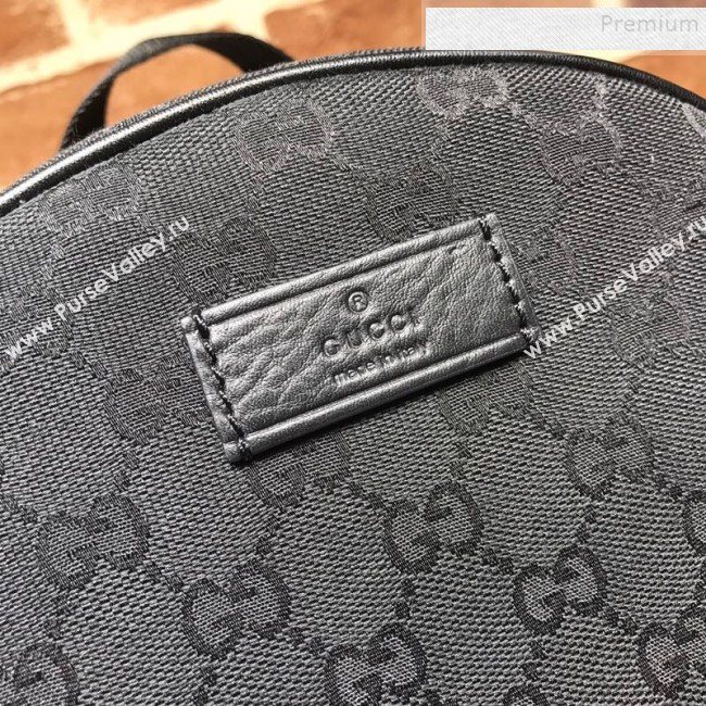 Gucci GG Canvas Backpack 449906 Black 2019 (DLH-9110520)