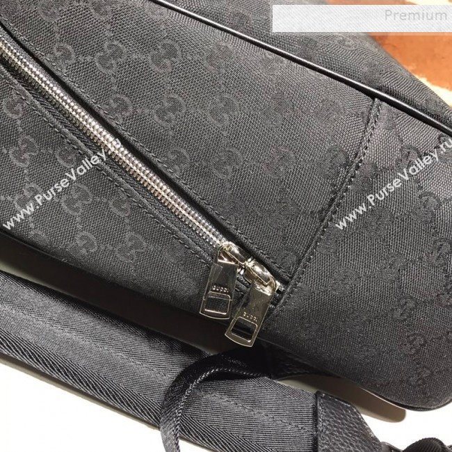 Gucci GG Canvas Backpack 449906 Black 2019 (DLH-9110520)