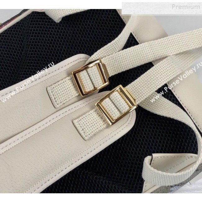 Gucci Ophidia GG Flora Small Backpack 547965 White 2019 (DLH-9110522)