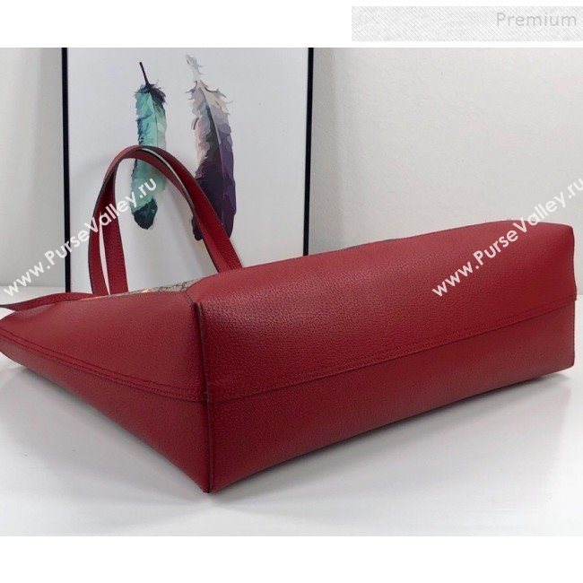 Gucci Ophidia GG Flora Medium Tote 547947 Red 2019 (DLH-9110524)