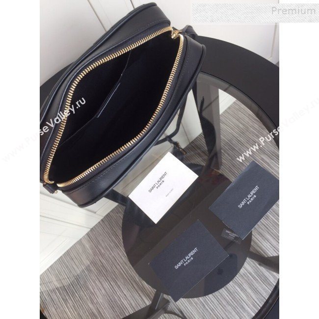 Saint Laurent Lou Camera Shoulder Bag in Quilted Leather 520534 Black/Gold 2019 (XYD-9110538)