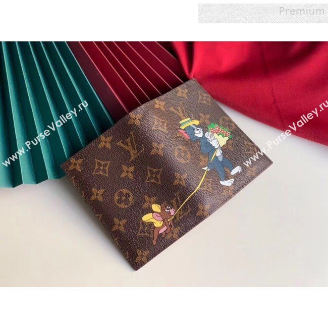 Louis Vuitton Monogram Canvas Tom and Jerry Print Passport Cover M64411 2019 (KIKI-9110804)