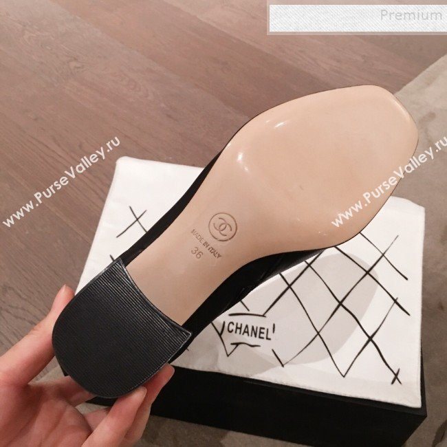 Chanel Lambskin Short Boots Black 04 2019 (KL-9110653)