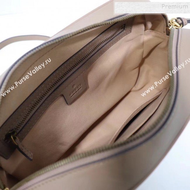 Gucci GG Marmont Matelassé Medium shoulder Bag 443499 Nude (LX-9110481)