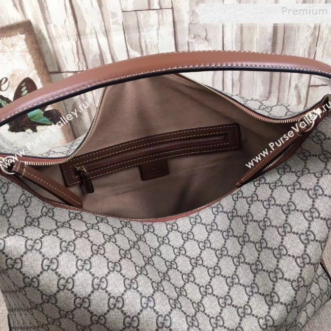 Gucci GG Supreme Large Hobo 477324 Beige 2019 (LONGX-9110552)