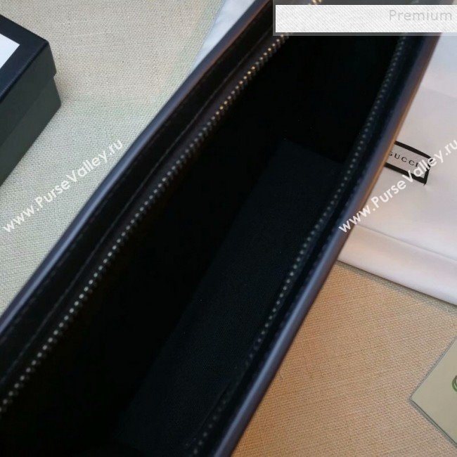 Gucci GG Supreme Web Pouch 475316 Black 2019 (DLH-9111227)