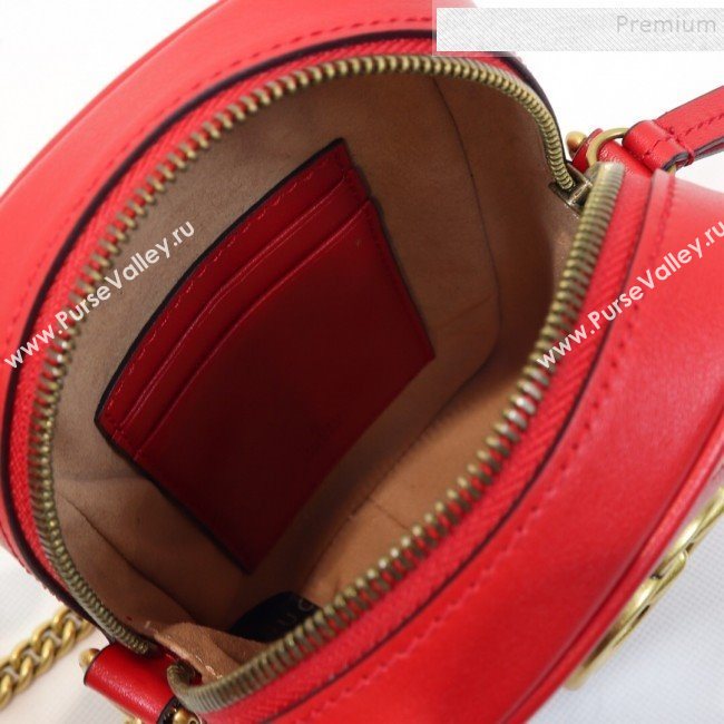 Gucci GG Marmont Mini Bag 598597 Red 2019 (MINGH-9111233)