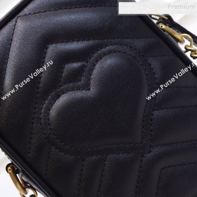 Gucci GG Marmont Mini Bag 598597 Black 2019 (MINGH-9111231)