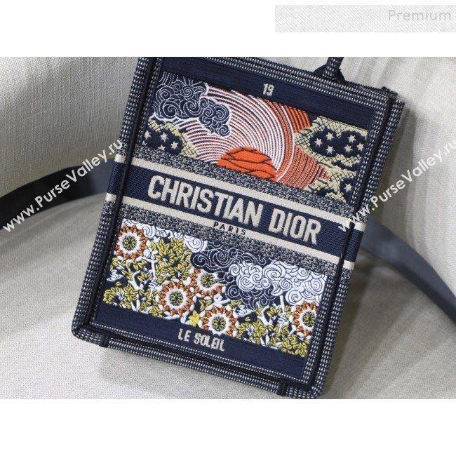 Dior Sun Vertical Dior Book Tote Bag in Tarot Embroidered Canvas 2019 (XYD-9111234)
