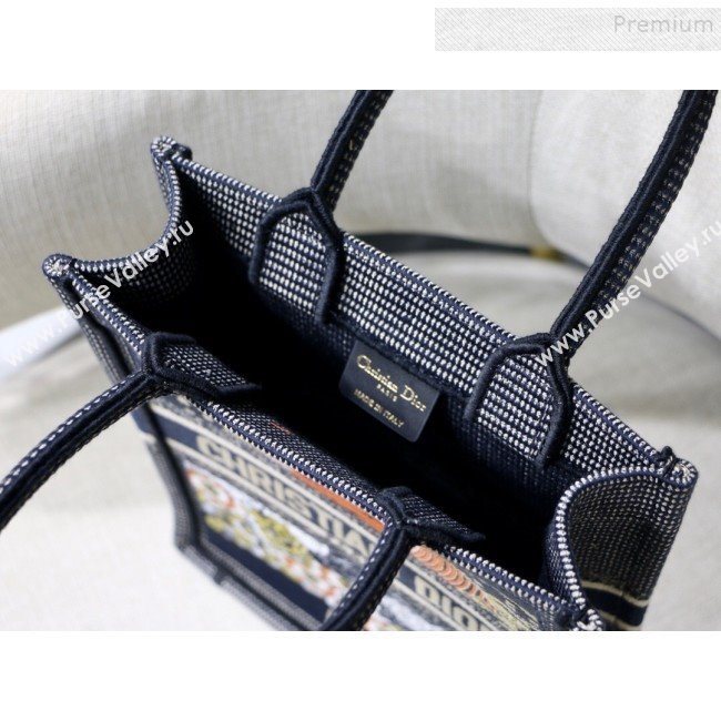 Dior Sun Vertical Dior Book Tote Bag in Tarot Embroidered Canvas 2019 (XYD-9111234)