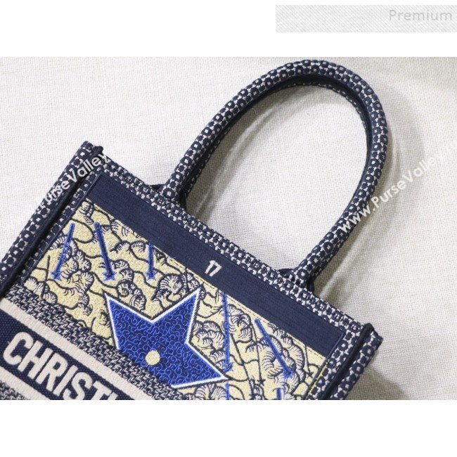 Dior Star Vertical Dior Book Tote Bag in Tarot Embroidered Canvas 2019 (XYD-9111235)