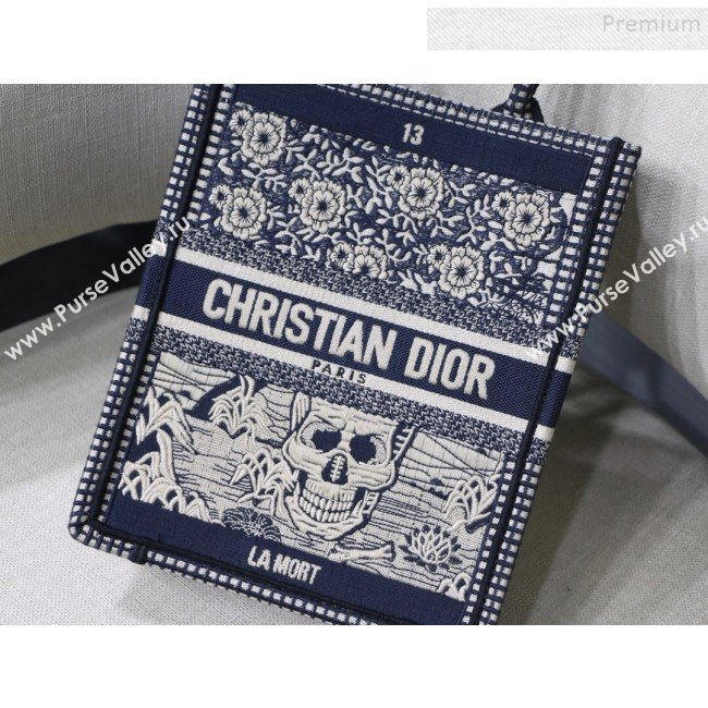 Dior Wheel of Fortune Vertical Dior Book Tote Bag in Tarot Embroidered Canvas 2019 (XYD-9111237)