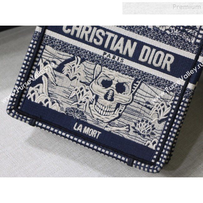 Dior Wheel of Fortune Vertical Dior Book Tote Bag in Tarot Embroidered Canvas 2019 (XYD-9111237)