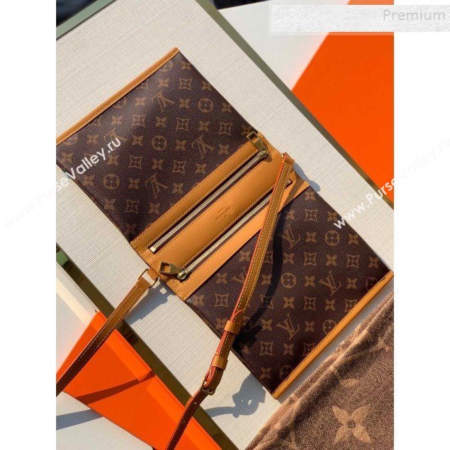 Louis Vuitton Mens Saumur Messenger PM Monogram Canvas Small Crossbody Bag M44879 2019 (KIKI-9111422)