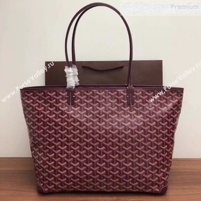 Goyard Artois Tote Bag Burgundy 2019 (ZT-9111559)