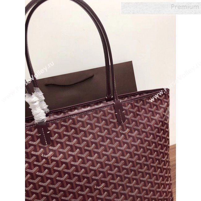 Goyard Artois Tote Bag Burgundy 2019 (ZT-9111559)