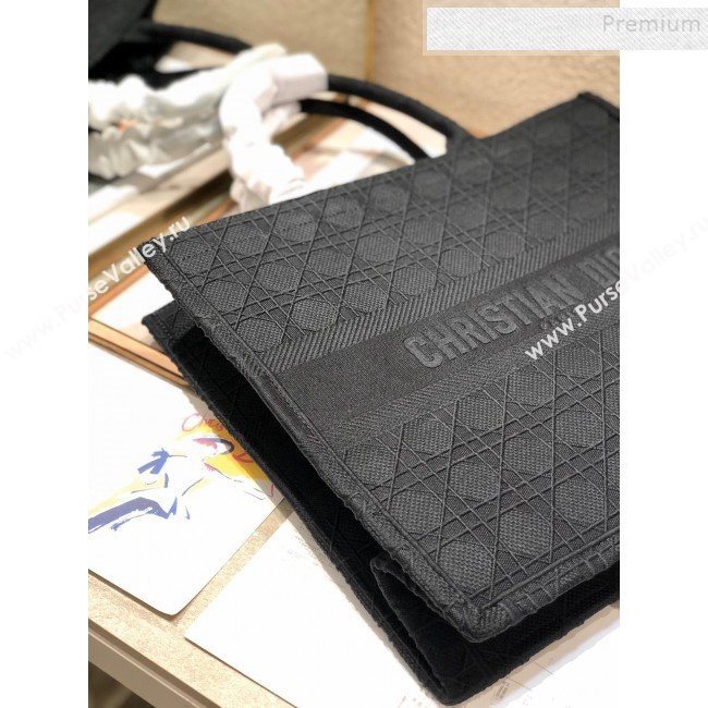 Dior Book Tote Large Bag in Geometry Embroidered Canvas Black 2019 (XYD-9111248)
