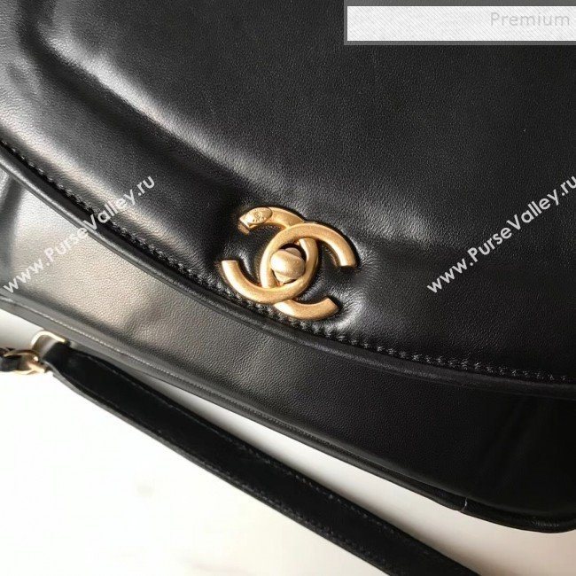Chanel Lambskin Medium Flap Bag AS1178 Black 2019 (KAIS-9111803)