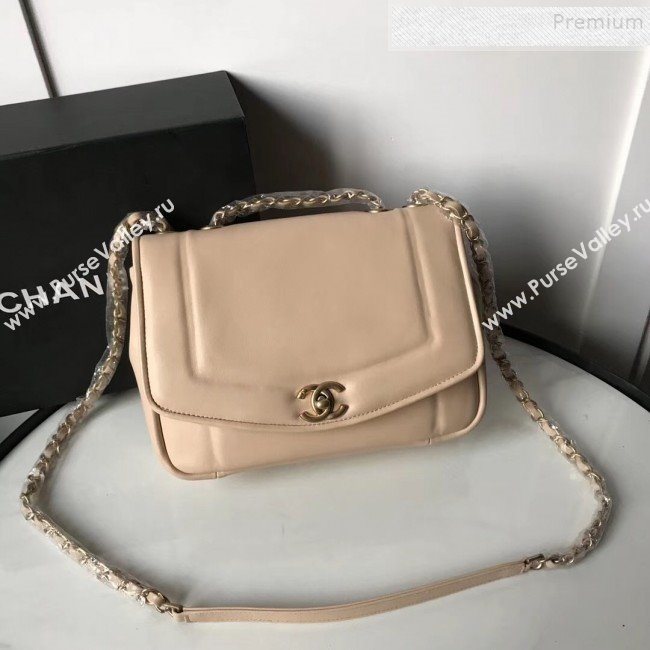 Chanel Lambskin Medium Flap Bag AS1178 Beige 2019 (KAIS-9111804)