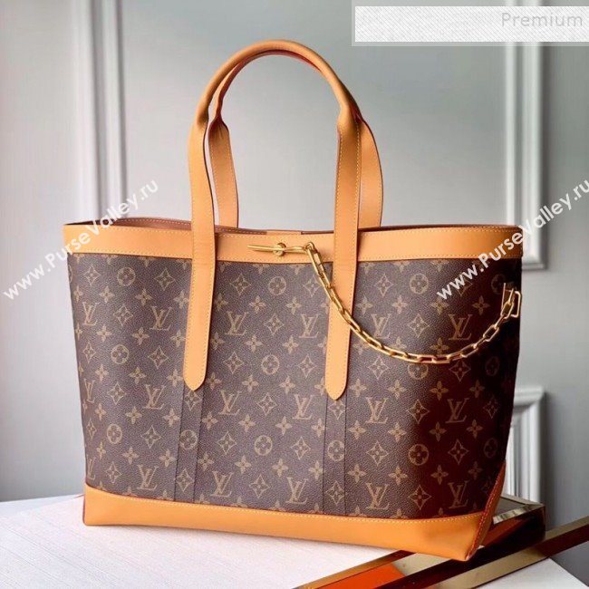 Louis Vuitton Mens Cabas Voyage Monogram Canvas Tote Bag M44878 2020 (KD-9111810)