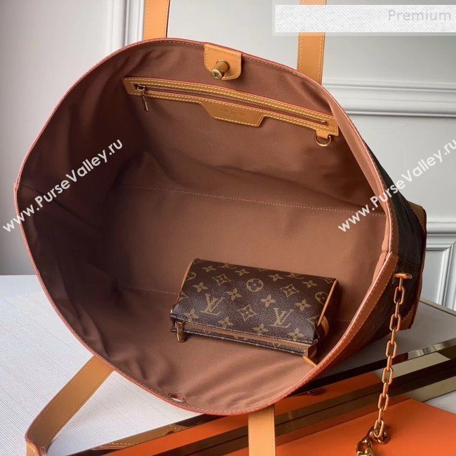 Louis Vuitton Mens Cabas Voyage Monogram Canvas Tote Bag M44878 2020 (KD-9111810)