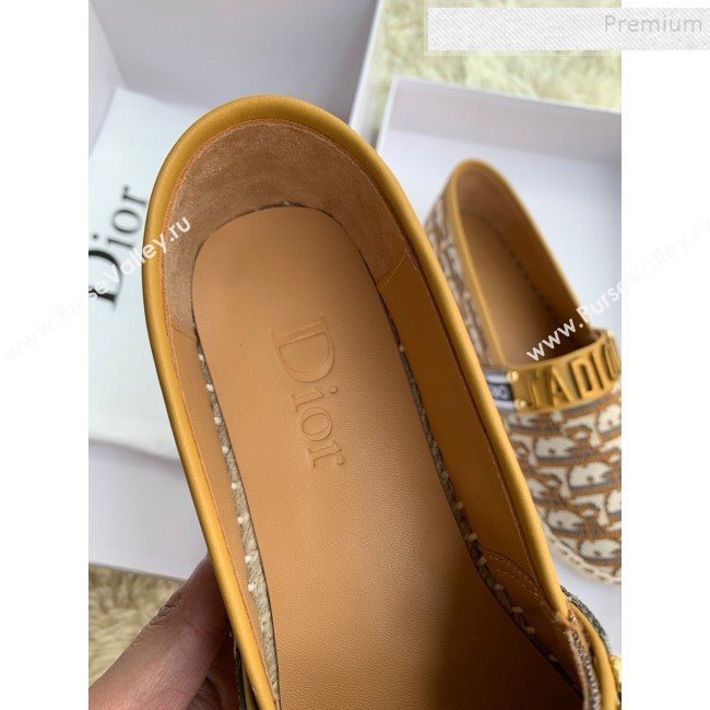 Dior JAdior Espadrilles in Coffee Oblique Canvas 2019 (HANB-9112007)