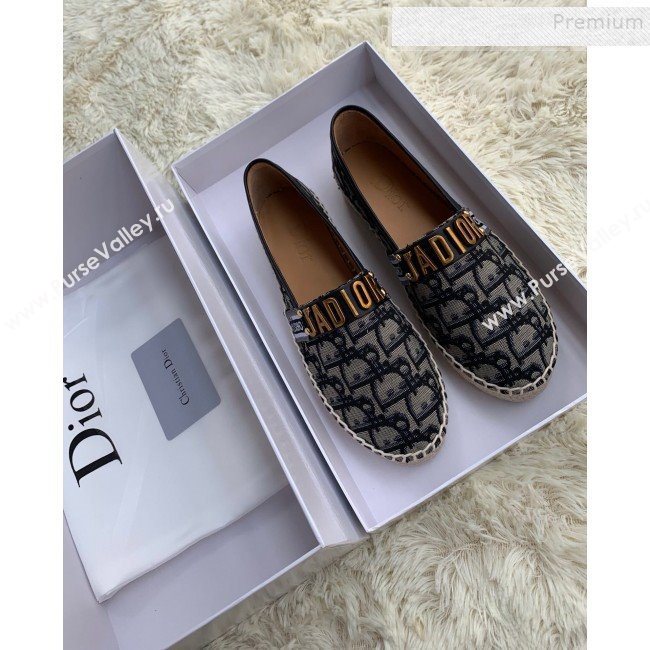 Dior JAdior Espadrilles in Blue Oblique Canvas 2019 (HANB-9112008)