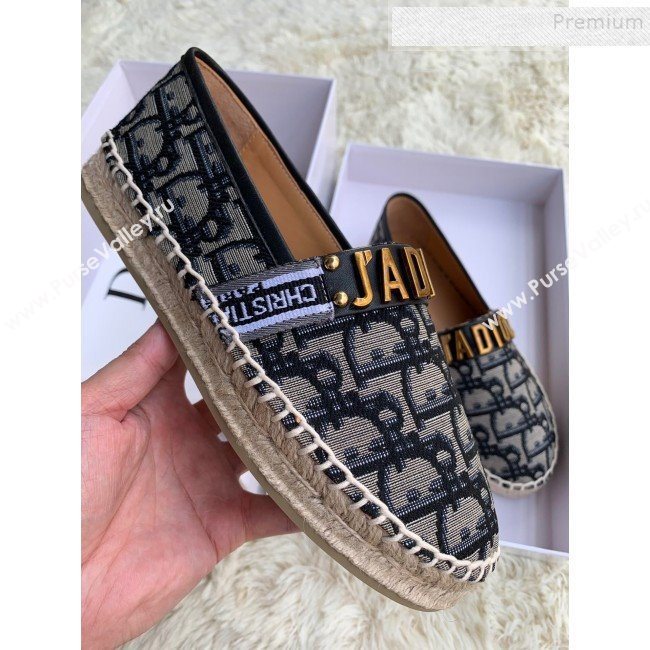 Dior JAdior Espadrilles in Blue Oblique Canvas 2019 (HANB-9112008)