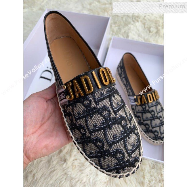 Dior JAdior Espadrilles in Blue Oblique Canvas 2019 (HANB-9112008)