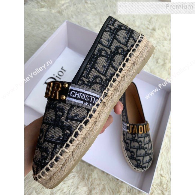 Dior JAdior Espadrilles in Blue Oblique Canvas 2019 (HANB-9112008)