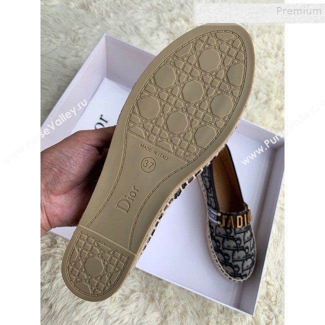 Dior JAdior Espadrilles in Blue Oblique Canvas 2019 (HANB-9112008)