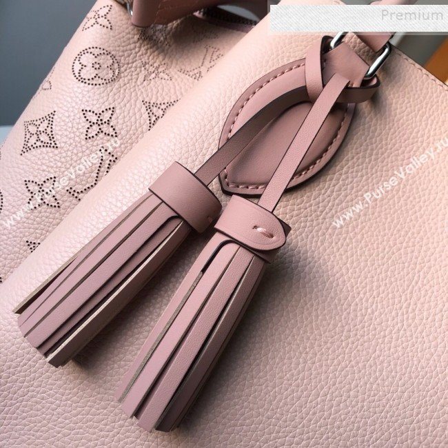Louis Vuitton Haumea Mahina Perforated Leather Top Handle Bag M55030 Pink 2019 (KD-9112110)