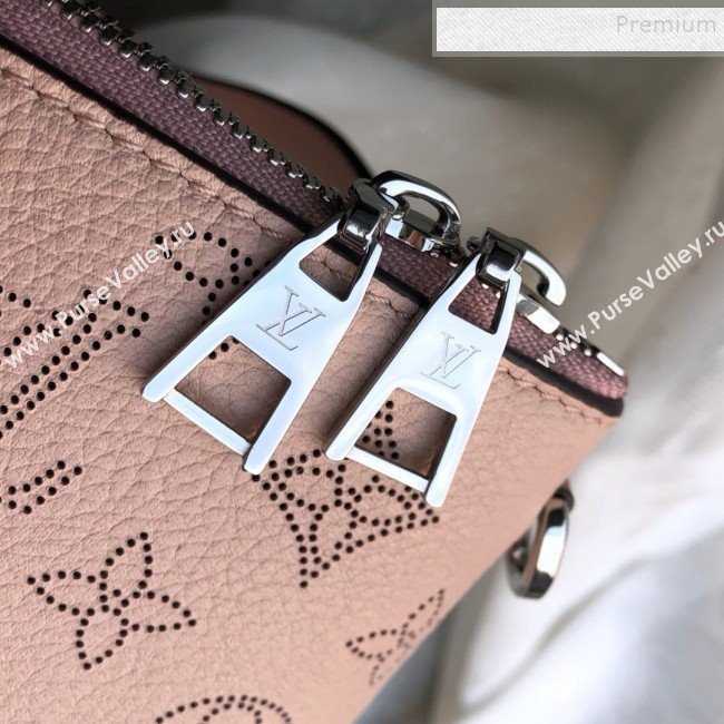 Louis Vuitton Haumea Mahina Perforated Leather Top Handle Bag M55030 Pink 2019 (KD-9112110)