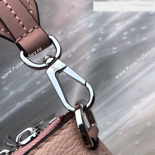 Louis Vuitton Haumea Mahina Perforated Leather Top Handle Bag M55030 Pink 2019 (KD-9112110)