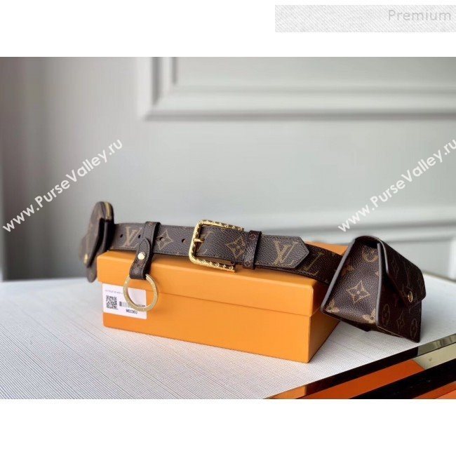 Louis Vuitton Daily Multi Pocket 30mm Belt Monogram Canvas M0236U 2019 (KD-9112114)