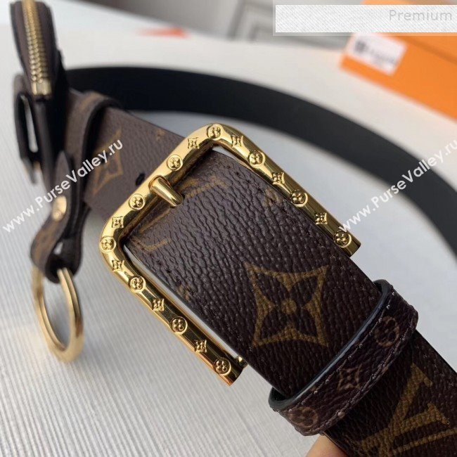 Louis Vuitton Daily Multi Pocket 30mm Belt Monogram Canvas M0236U 2019 (KD-9112114)
