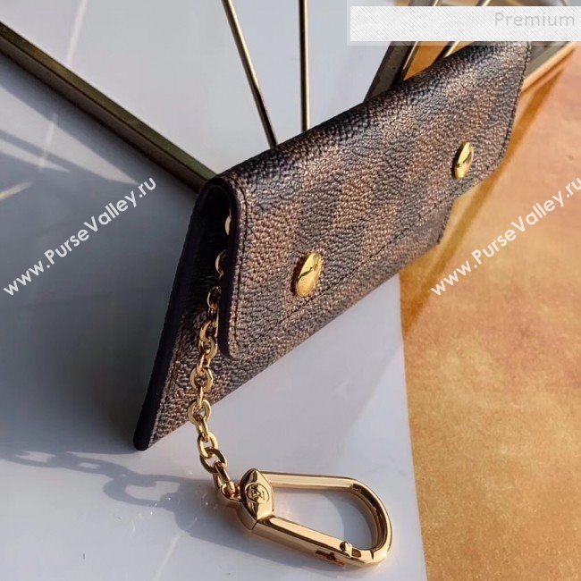 Louis Vuitton Damier Ebene Canvas Key Holder and Coin Purse M60029   (KIKI-9111947)