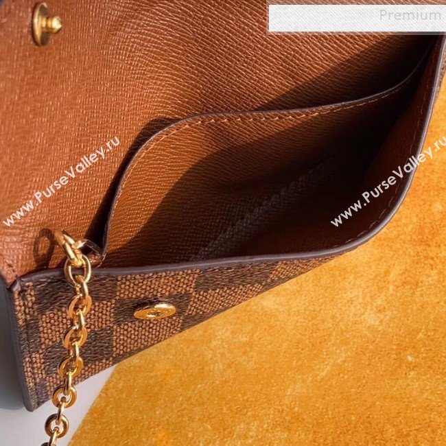 Louis Vuitton Damier Ebene Canvas Key Holder and Coin Purse M60029   (KIKI-9111947)