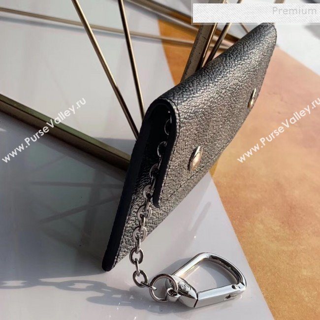 Louis Vuitton Damier Graphite Canvas Key Holder and Coin Purse M60029  (KIKI-9111948)