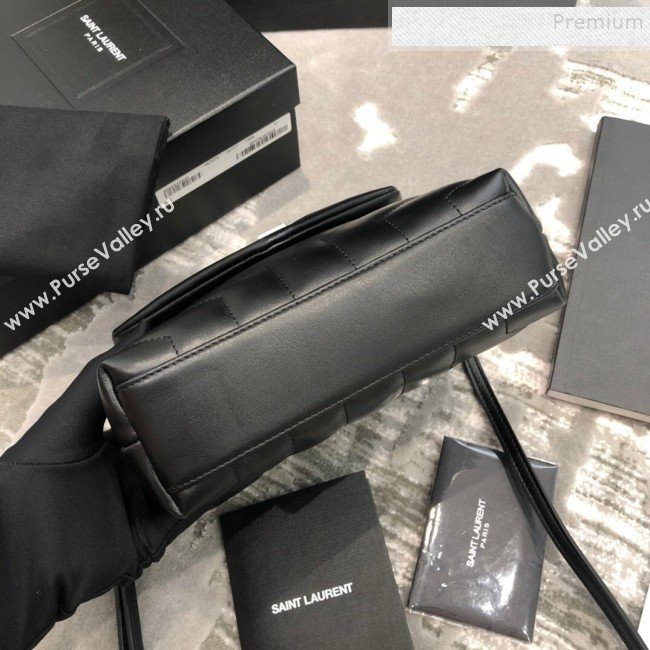 Saint Laurent Loulou Mini Toy Bag in &quot;Y&quot; Leather 467072 Black/Silver (JUND-9112144)