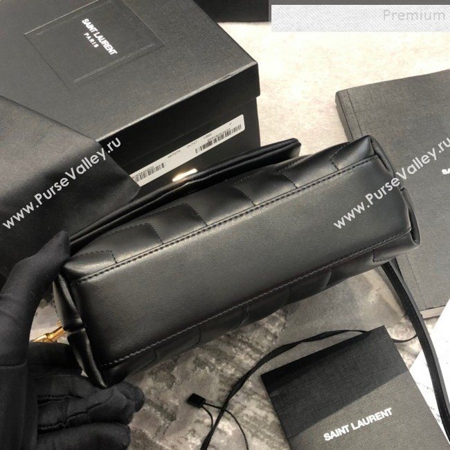 Saint Laurent Loulou Mini Toy Bag in &quot;Y&quot; Leather 467072 Black/Gold (JUND-9112145)