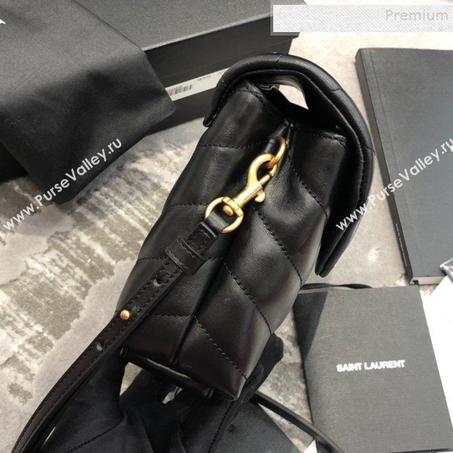 Saint Laurent Loulou Mini Toy Bag in &quot;Y&quot; Leather 467072 Black/Gold (JUND-9112145)