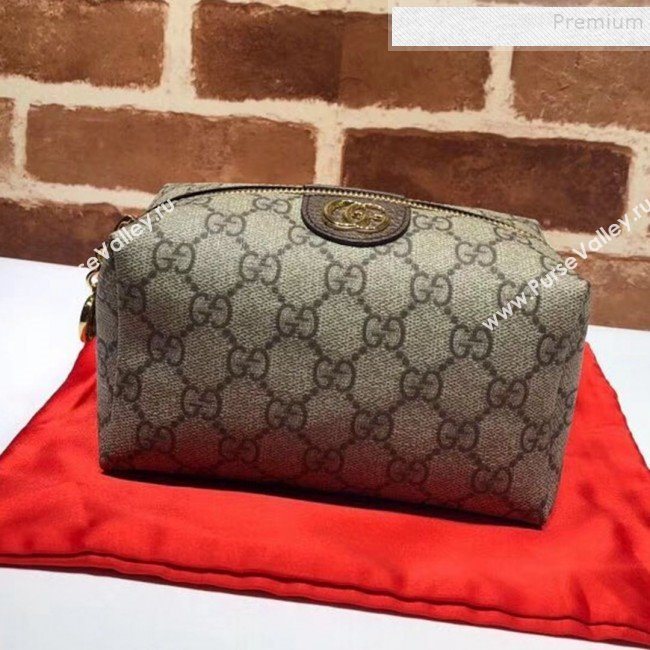 Gucci Ophidia GG Cosmetic Case 548393 Coffee 2019 (DLH-9112280)