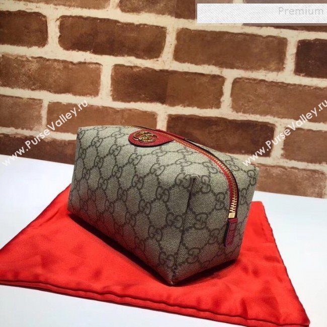 Gucci Ophidia GG Cosmetic Case 548393 Red 2019 (DLH-9112291)