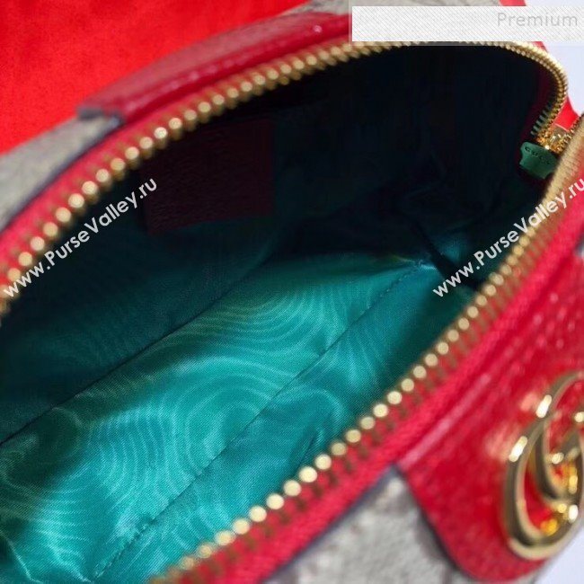 Gucci Ophidia GG Cosmetic Case 548393 Red 2019 (DLH-9112291)