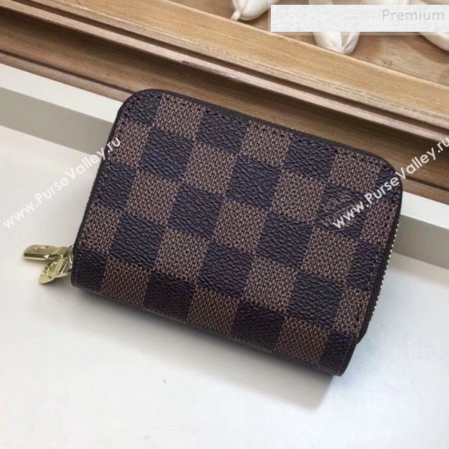 Louis Vuitton Damier Ebene Canvas Key Holder and Coin Purse N58106  (GAOS-9111940)