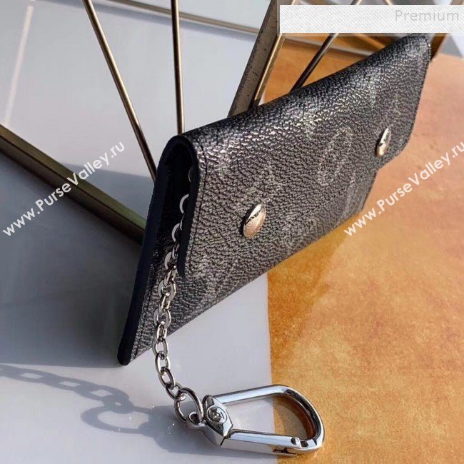 Louis Vuitton Monogram Eclipse Canvas Key Holder and Coin Purse M60029 (KIKI-9111942)
